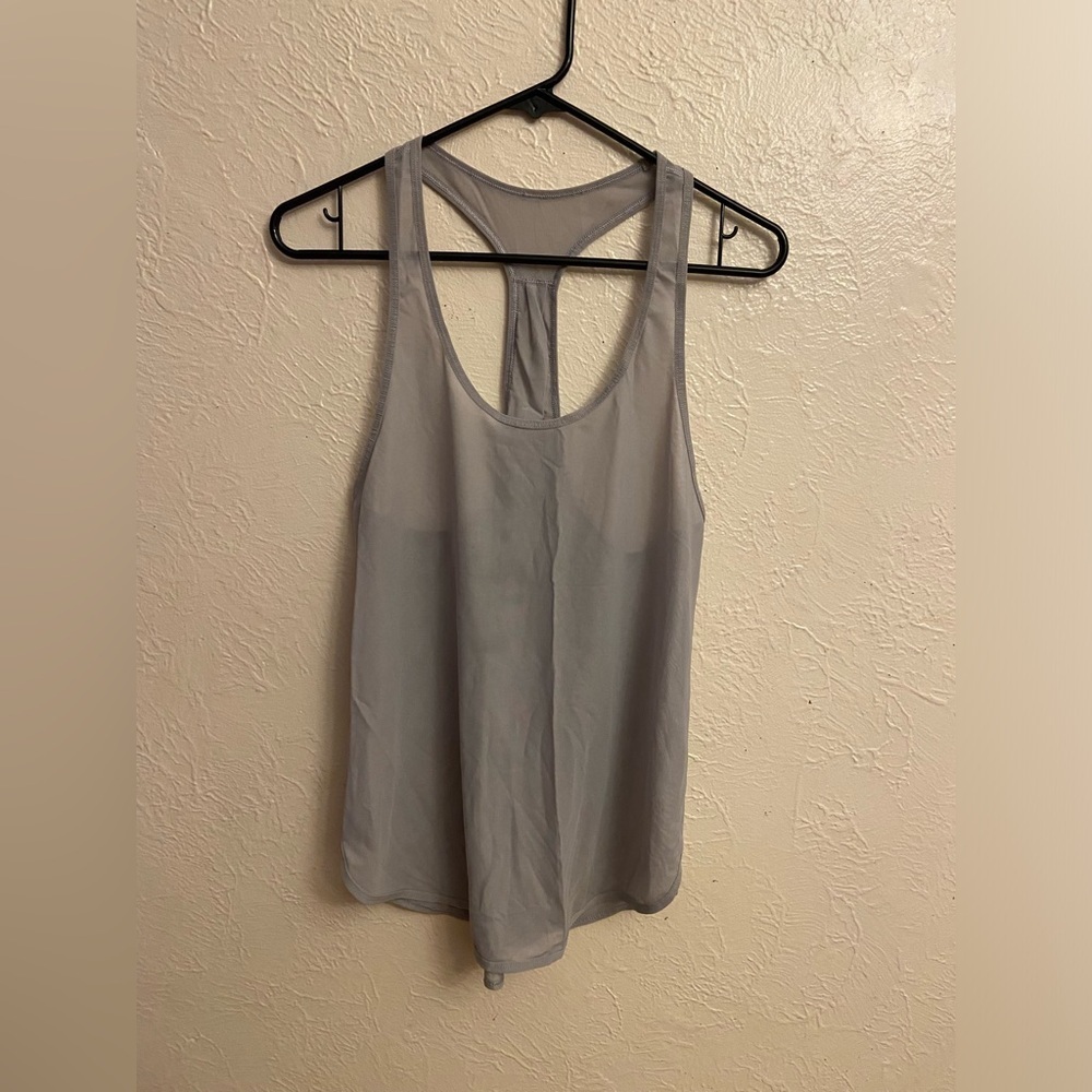 Lululemon Athletica Gray Racerback Tank Top